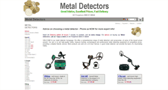 Desktop Screenshot of metal-detectors.org